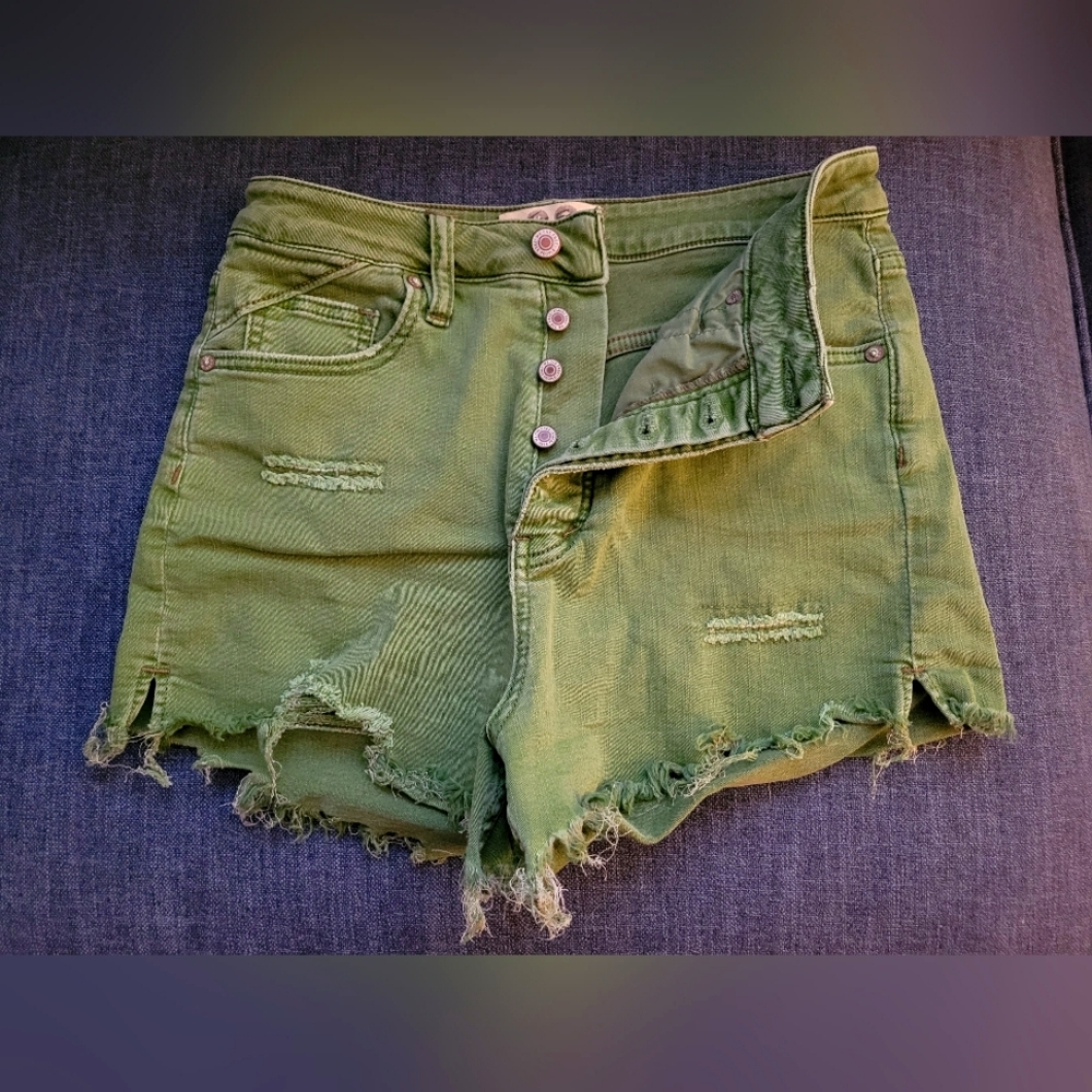 Free People Makai high rise cut off jean shorts - Picture 4 of 8